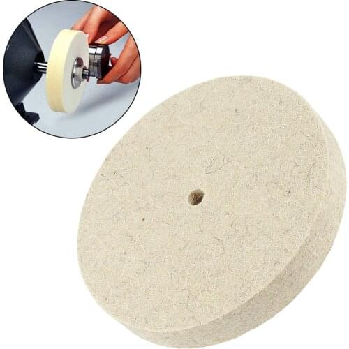 WoolFelt Polishing Buffing Wheel Jade Metal Mirror Surface Polishing Grinder Tool For Rotary Tools Accessories