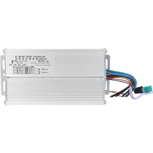 DC 12~60V 80A Brush DC Motor Regulator Speed Controller CCW CW Motor Controller Motor Governor 150x85x41mm for Power Source