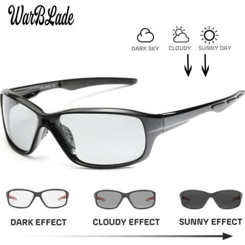 New Photochromic Polarized Sunglasses Men Classic Pilot Metal Frame Sun Glasses Women Chameleon Day Night Driving Sunglass 1009