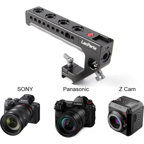 Lanparte REC Control Top Handle for SONY Multi/ LANC / for Panasonic for Z Cam DSLR Camera Accessories with Nato Rail Lock