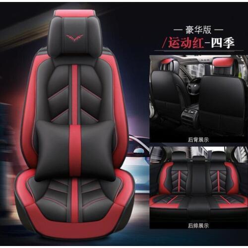 High Quality PU Leather car seat cover for Chery A13 Very Celer fulwin/Chevrolet Sail 3 / ( Front + Rear ) 5-seat Seat cushion