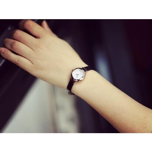 Elegant Design Women Ladies Leather Strap Watches Casual Dress Leather Strap Wristwatch For Students Girls Relojes Montre Femme