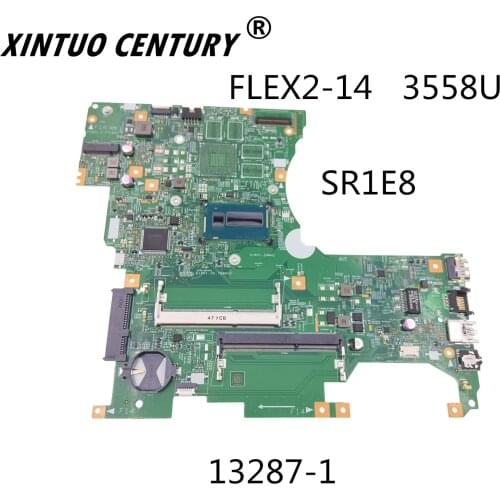 13281-1 448.00X01.0011 For Lenovo FLEXIONAR 2-14 FLEX2-14 Laptop motherboard Intel Pentium SR1E8 3558U DDR3L 100% test