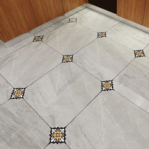 18/36pcs 11cm Tile Decorative Sticker Floor Self Adhesion Waterproof Diagonal Sticker living room Tile Decoration Wall Decals