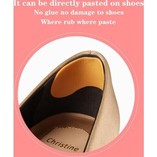 4Pcs Heel Liner Anti Wear Paste Soft Elastic Anti Abrasion Blister Heel Sticker Pad Elastic Breathable Foam Foot Care Tool