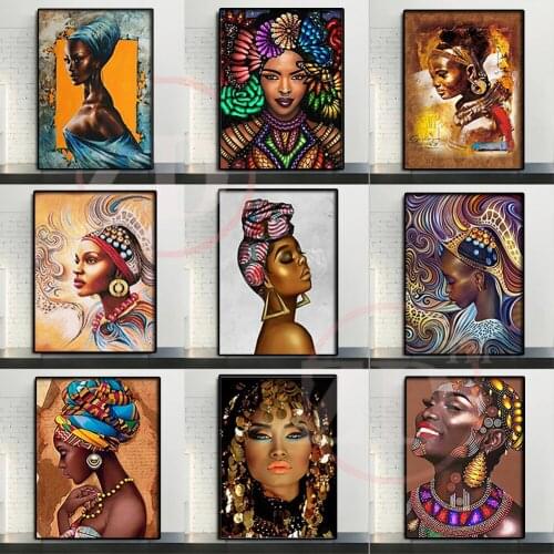 5D Diy Diamond Painting South African Girl Portrait Home Decoration Art Square/Round Diamond Embroidery Kit Mosaic Cross Stitch