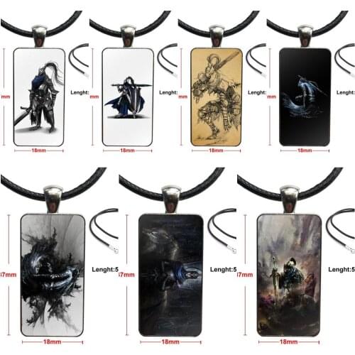 Artorias Of The Abyss For Women Christmas Gift Glass Pendant Galaxy Pendant Necklace Women Steel Plated Necklaces Jewelry