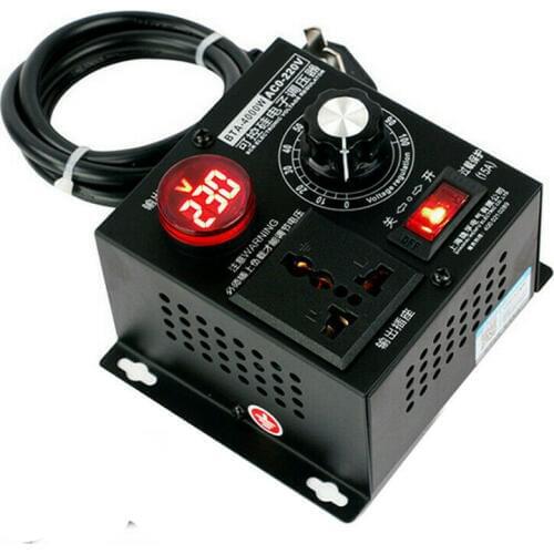 4000W High Power Motor Fan 220V Variable Electronic Voltage Regulator Controller Motor With Adjustable Knob