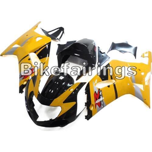 Motorbike Fairing Kit For Suzuki GSXR600 GSXR750 K1 2000 2001 2002 2003 ABS Plastic Motorcycle Yellow and Black Cowlings New