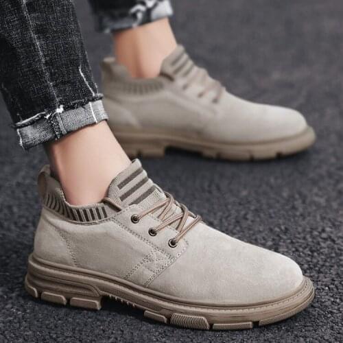 Mens Work Safety Shoes Breathable Construction Protective Footwear Steel Toe Anti-smashing Non-slip Sand-proof Boots 39-44