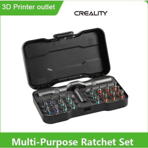 Creality Ender SR-1 Ratchet Set Rotating Screwdriver Kit with Detachable Handle Tools for 3D Printer Bicycle Outdoor Repair