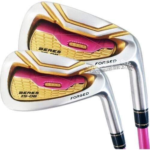 New Women 4 Star Golf Clubs HONMA S-06 Golf Irons 5-11 P S A Club Irons Set L Flex Graphite Shaft and HeadCover Free Shipping