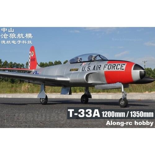 Freewing Electric RC 80 jet plane 80mm EDF T-33 SHOOTING STAR T-33A RC Plane 6s PNP or kit+s Retractable Landing Gear