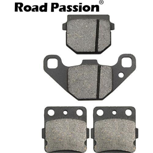 Motorcycle Front & Rear Brake Pads For KX80L1 KX 80 1988-1991 KX80R2 1992-1996 KX100B5 KX100 B5 1995-1996 KX100A1 92-96