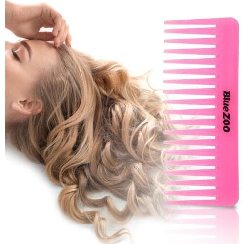 Tooth Comb Hairdressing Comb Wide-spaced Grisp Comfortable Hair Care Large Tooth Detangle Comb Salon Styling Tools for Home