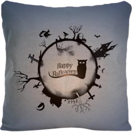 Happy Halloween Days Throw Pillow Case With Black Cat Decorative Cushion Cover Pillowcase Home Decor By Lvsure