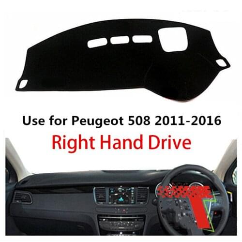 TAIJS Factory 3 Colors Car Dashboard Cover Avoid Light Mat Fit for Peugeot 508 2011 2012 2013 2014 2015 2016 Right Hand Drive