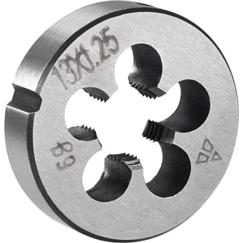 Uxcell M13 X 1.25 Metric Round Die Machine Thread Threading Die 38mm OD Alloy Steel
