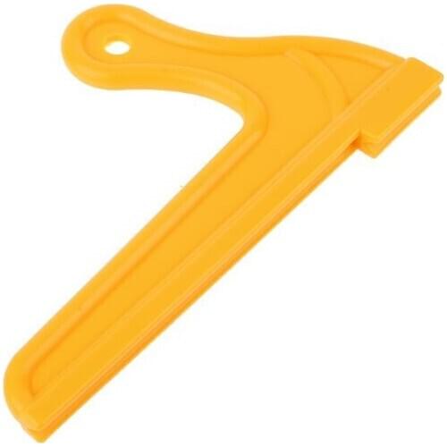 Yellow Safety Hand Protection Sawdust Wood Saw Push Stick for Woodworking Tools