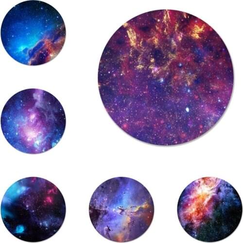 Space for galaxy Icons Pins Badge Decoration Brooches Metal Badges For Backpack Decoration 58mm