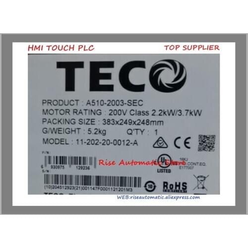 1 Phase 3 Phase 220v 11a 2.2kw 3hp Inverter Vfd Frequency Ac Drive A510-2003-h Updated To A510-2003-sec New