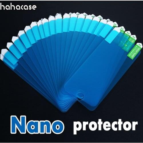 100pcs Nano Soft Clear Screen Protector Explosion Protective Film Guard For iPhone 12 Mini 11 Pro Max XS XR X 8 7 6 6S Plus SE