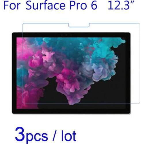 3pcs/lot for Microsoft Surface Pro 6 7 12.3inch Tablet Screen Protectors Soft HD Clear Nano Anti-Explosion Guard Film(Not Glass)