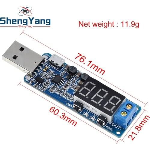 Digital Control USB Voltage Regulating Module 5V to 3.3V 9V 12V 24V Desktop Power Module XY-UPA