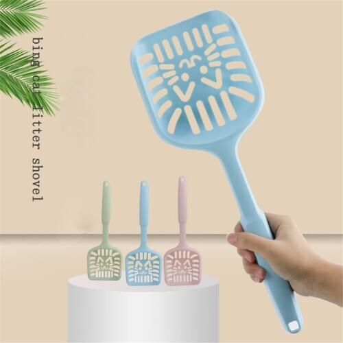 Cat Face Pet Large Litter Shovel Plastic Cleaning Dog Feces Shit Waste Toilet Training Kitten Sand Scoop Picker Tools