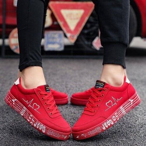 JLFPGV Fashion Women Vulcanized Shoes Sneakers Ladies Lace-up Casual Shoes Breathable Canvas Lover Shoes Graffiti Flat