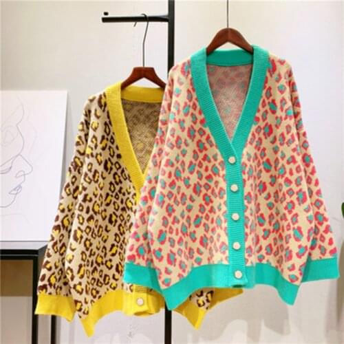 Fashion Classic 2021 new casual Brand Luxury Designer clothes women knit multicolour cardigan female long sleeve sweater