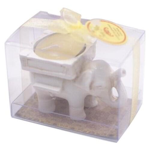 Fashion "Lucky Elephant" Resin Tea Light Candle Holder For Home Decor Wedding Favors Party Gift Supplies LX9403