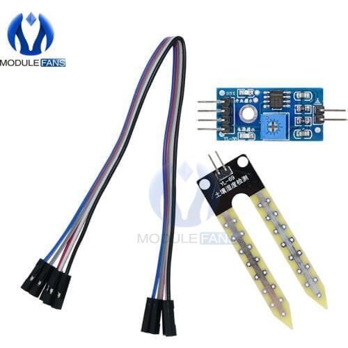 Soil Moisture Hygrometer Detection Humidity Sensor Module For Arduino Development Board 3.3V-5V Analog Output Interface