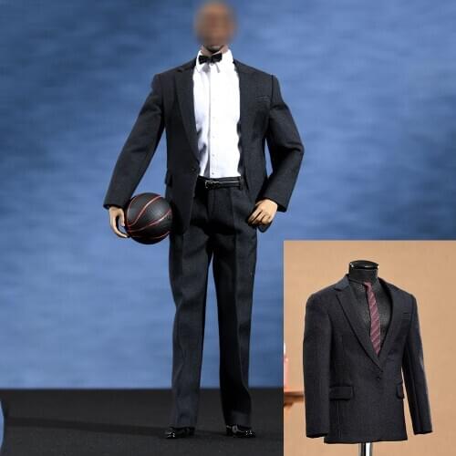1/6 Male Formal Suit For M36 Body Men' Clothes Set For 12 Inch Female Dolls In Stock