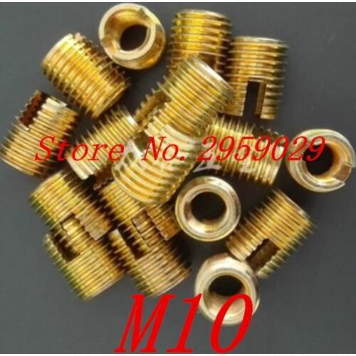 20pcs m10 302 Type Self Tapping insert/Self Tapping Screw Bushing steel with zinc