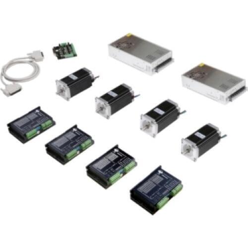 Stepper Motor 4AXIS Nema 23 425oz.in 3A 112mm Stepper Driver DM542A CNC Router Engraving