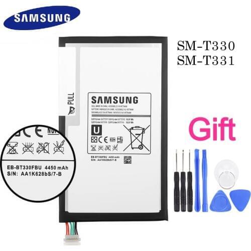 SAMSUNG Original 4450mAh EB-BT330FBU EB-BT330FBE Replacement Battery For Samsung Galaxy Tab 4 8.0 T330 T331 T335 SM-T330 SM-T331