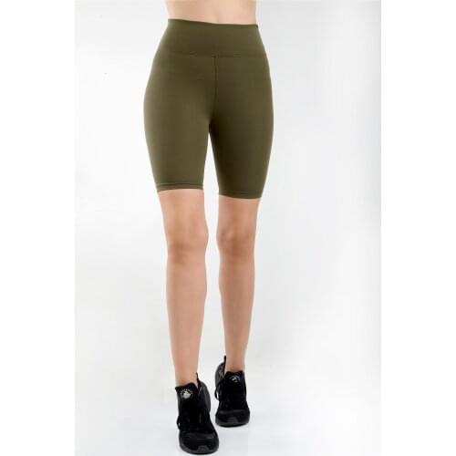 Superstacy Above Knee Sports Leggings Khaki