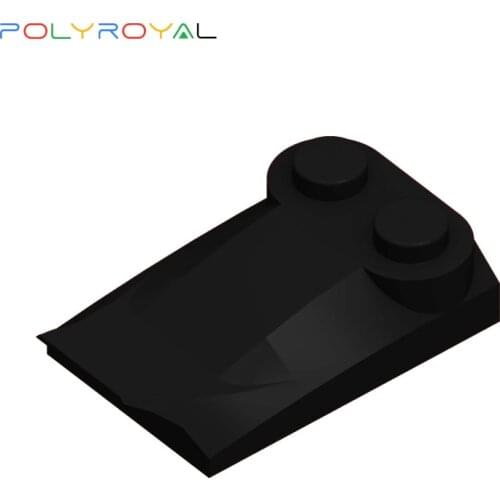 POLYROYAL Building Blocks Technology parts 2x3 curved brick with tail 4614777 moc 10 PCS Educational toy for children 47456