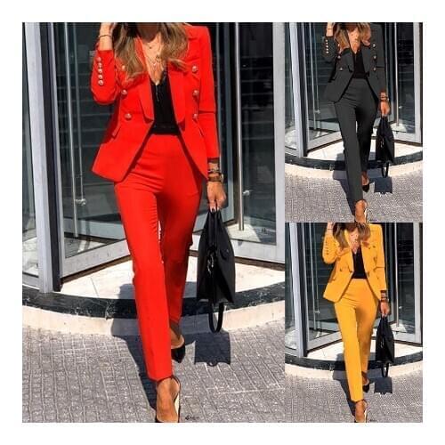 Женские элегантные брючные костюмы WUYANGTONGDA China At AliExpress
