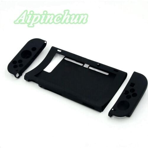 Aipinchun 3 in 1 For Nintendo Switch Console Soft Silicone Case + Controller Protective Skin Cover Game Accessories