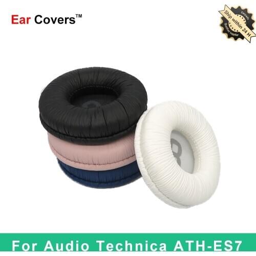 Ear Pads For Audio Technica ATH ES7 Headphone Earpads Replacement Headset Ear Pad PU Leather
