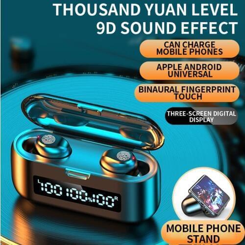 Wireless Bluetooth Headset 5.0 One Pair Of Mini Invisible Small In Ear Sports Running Super Long Standby Universal