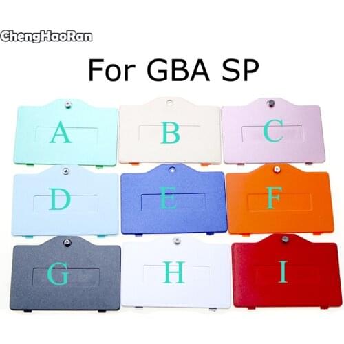 ChengHaoRan For GBA SP Battery back cover replacement of for Gameboy advance SP and for GBA SP console 9 colors