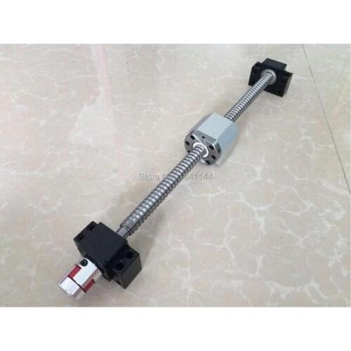 Eu Delivery Sfu1605 - 1000Mm Ballscrew + Bk/bf12 + Nut Housing + Coupler Cnc Parts Rm1605