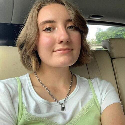 Aesthetic necklace jewelery Chains Neck pendants Gifts for women wholesale fashion hip hop punk accessories one piece clothes