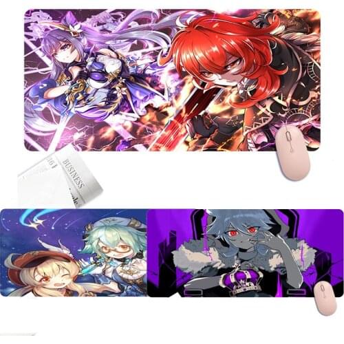 Game Genshin Impact Mouse Pad 80x30cm Large Size Gaming Computer Mouse Pad Accessories Desk Mat XXL PC Laptop Gamer Mousepad