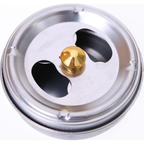Creative Home Practical Smoking Accessories Stainless Steel Ashtray Lid Rotation Fully Enclosed Gadgets SN1093