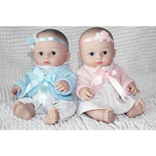 2015NEW wholesale minidoll realistic reborn baby soft real touch baby dolls fashion doll Birthday gift cute sweet baby
