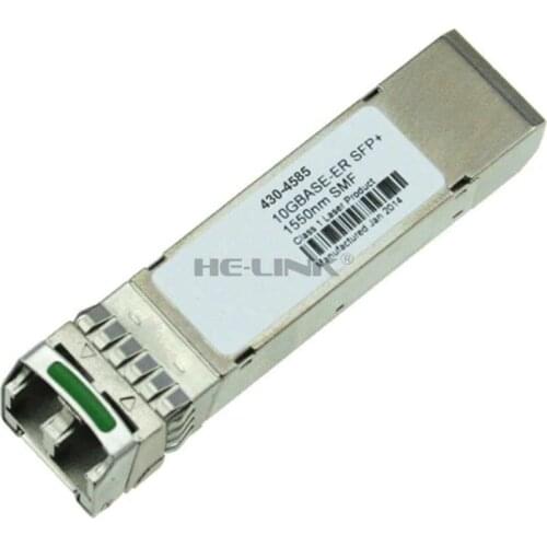 430-4585 Dell Networking Compatible 10GBASE-ER SFP+ 1550nm 40km Transceiver